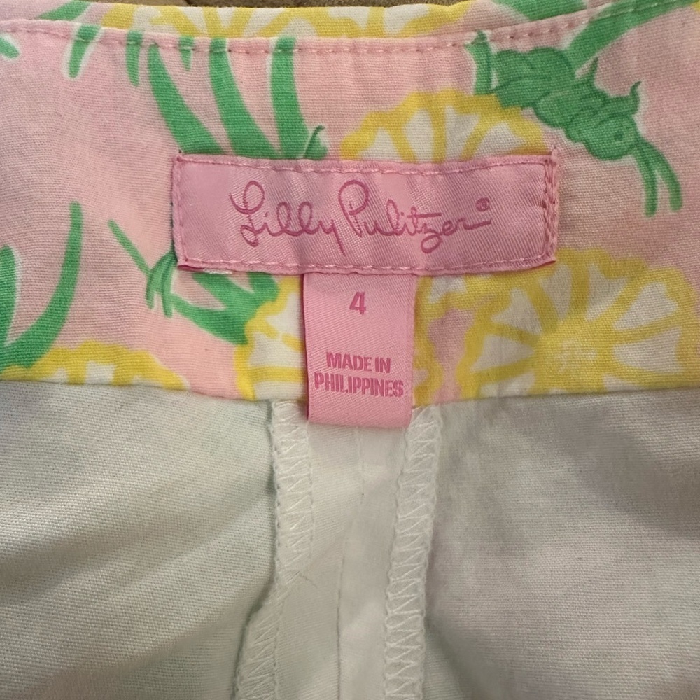 Lilly Pulitzer grasshopper print size 4 skort J-21 - Picture 4 of 6